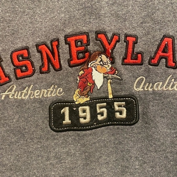 DISNEYLAND GRUMPY ZIP FRONT HOODIE SIZE MEDIUM - Picture 2 of 5